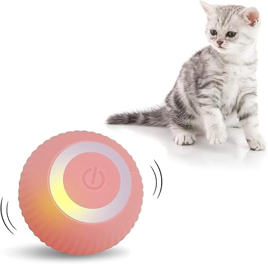 Cat Toy Ball Intelligent Funny Cat Ball 360 Degree (Pack of - 1) I kartnovastore.com