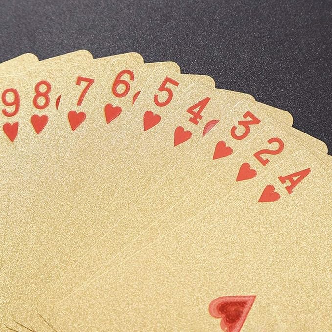 Gold Diamond Playing Cards for Magic, Poker, Teen Patti, Night Out Fun, Dollar Design Poker Playing Cards (Pack of 1)  I kartnovastore.com