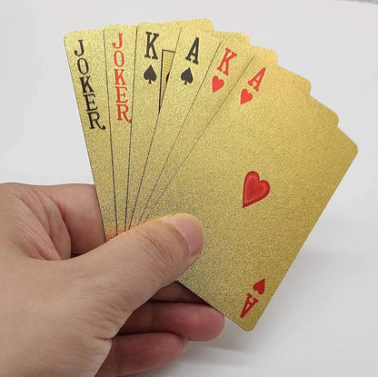 Gold Diamond Playing Cards for Magic, Poker, Teen Patti, Night Out Fun, Dollar Design Poker Playing Cards (Pack of 1)  I kartnovastore.com