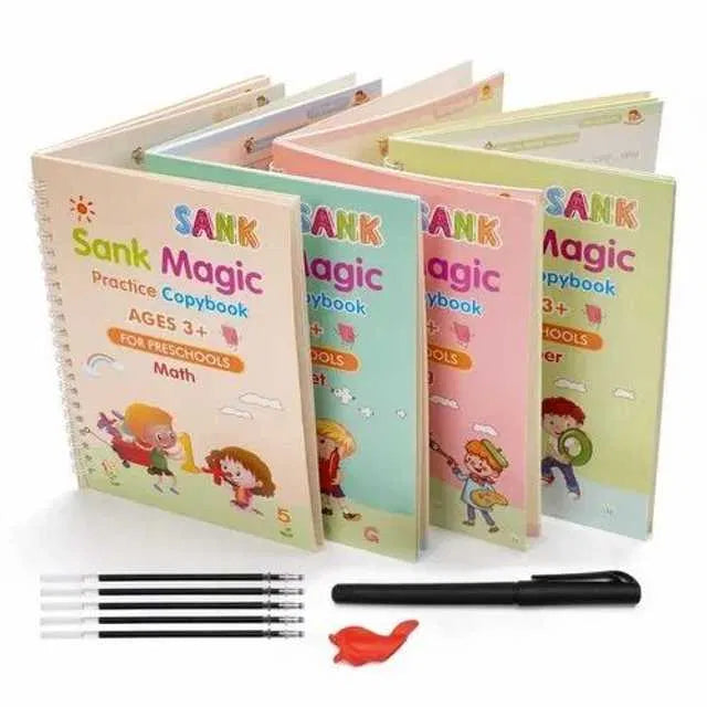 Magic Practice Copybook (4 Book + 10 Refill) (A-127)  I kartnovastore.com