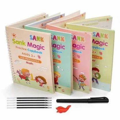 Magic Practice Copybook (4 Book + 10 Refill) (A-127)  I kartnovastore.com
